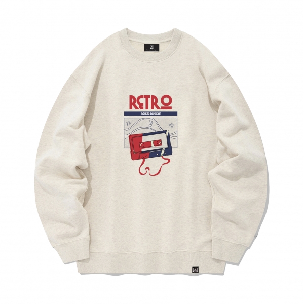 Sweater Retro Cassette- Fabric Premium